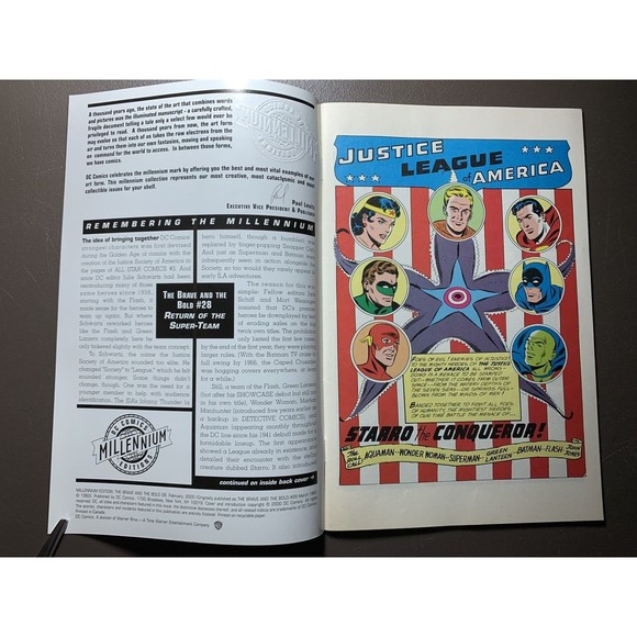 Brave and the Bold 28 1st APP Starro Justice League Suicide Squad 2000 Reprint - Picture 3 of 12